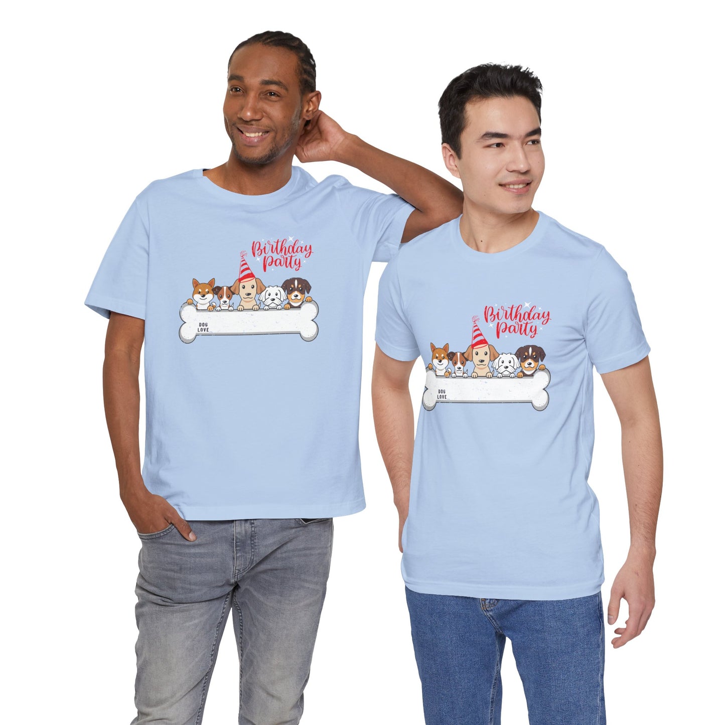 Dog Birthday Party - Unisex Jersey T-shirt