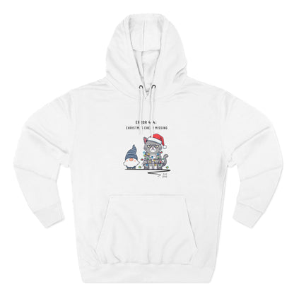 Error 404 – Gnome & Cat Edition - Unisex Hoodie