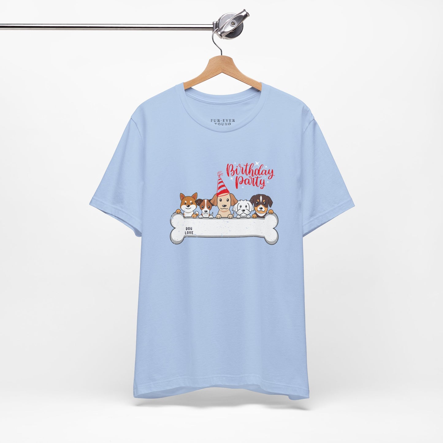 Dog Birthday Party - Unisex Jersey T-shirt