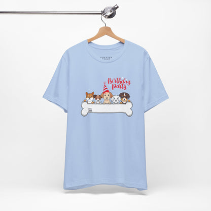 Dog Birthday Party - Unisex Jersey T-shirt