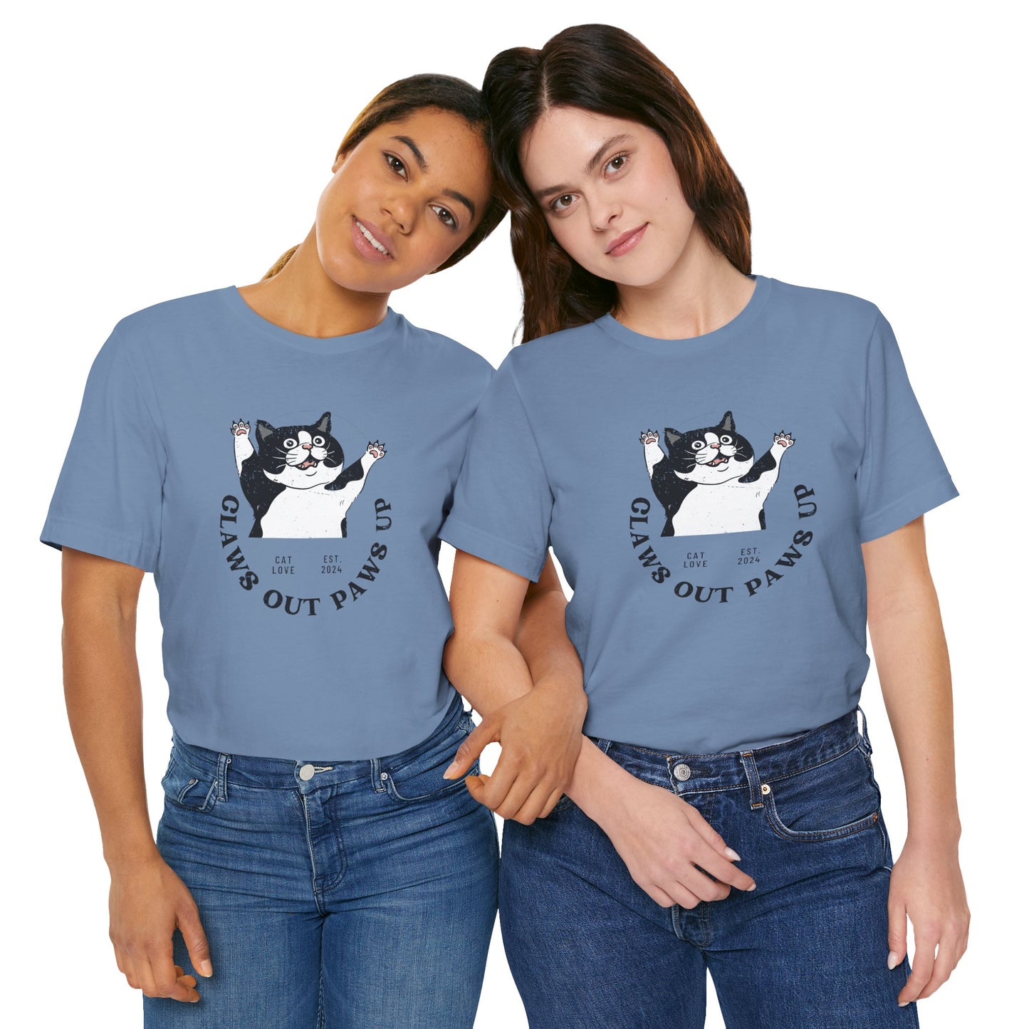 Claws Out Paws Up - Unisex Jersey T-shirt