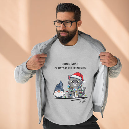 Error 404 – Gnome & Cat Edition - Unisex Sweatshirt