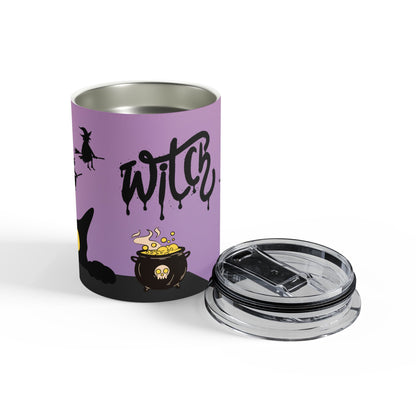 Witchy Whiskers Night - Limited Edition Halloween Tumbler 10oz