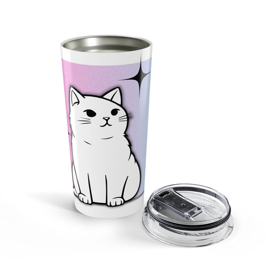 White Cat Energy - Tumbler 20oz