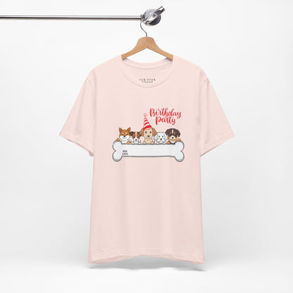 Dog Birthday Party - Unisex Jersey T-shirt