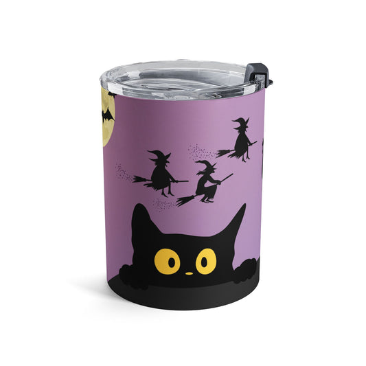 Witchy Whiskers Night - Limited Edition Halloween Tumbler 10oz