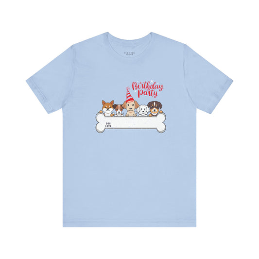 Dog Birthday Party - Unisex Jersey T-shirt