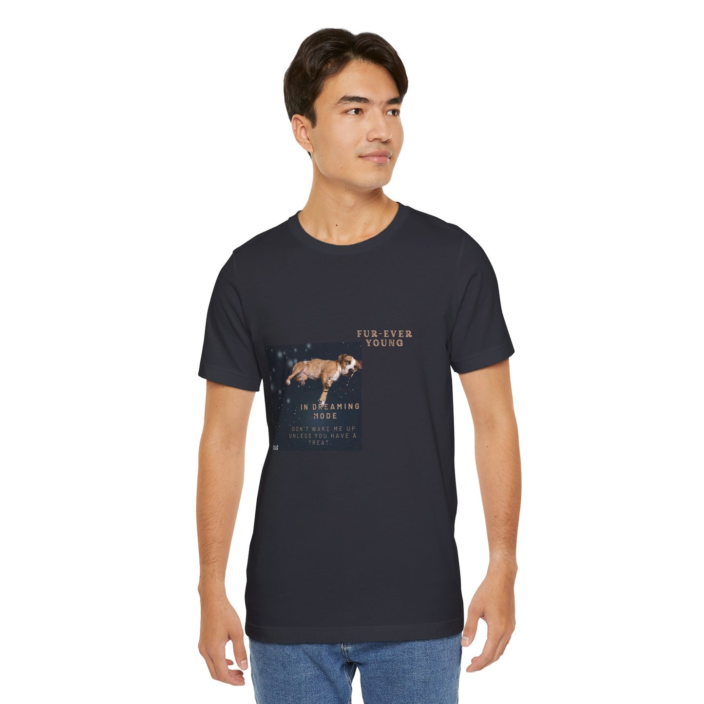 In Dreaming Mode Dog - Unisex Jersey T-shirt