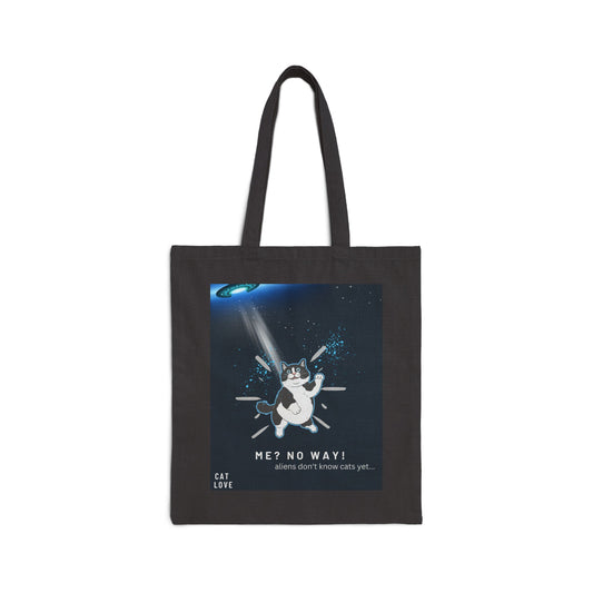 Aliens Don’t Know Cats – Cotton Bag