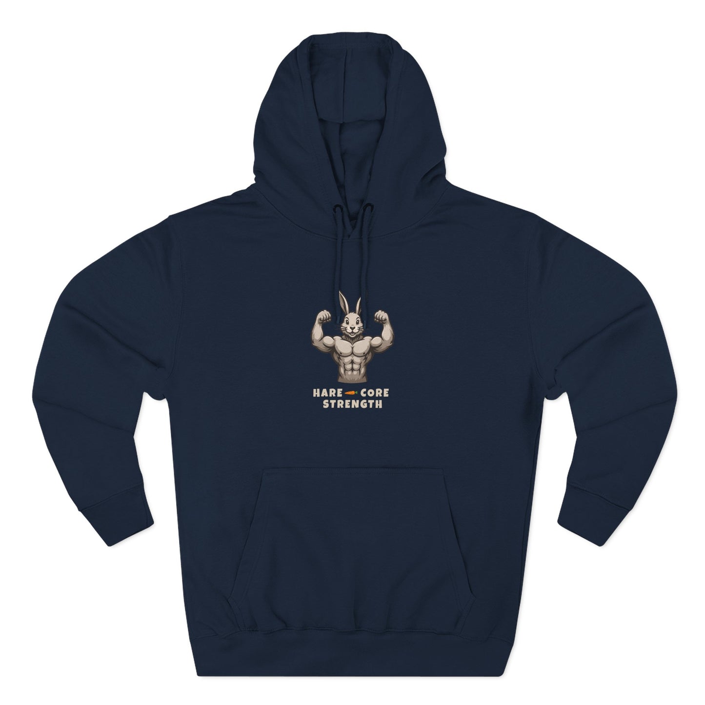 Hare-core Strength – Men’s Hoodie