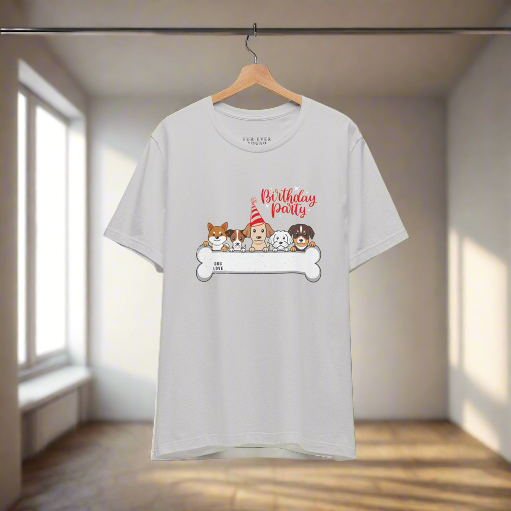 Dog Birthday Party - Unisex Jersey T-shirt