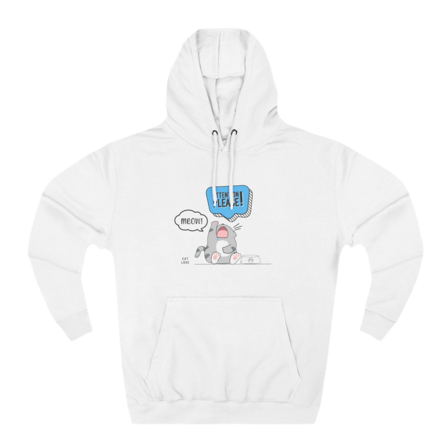 Meow Means Feed Me. Now! – Unisex Hoodie