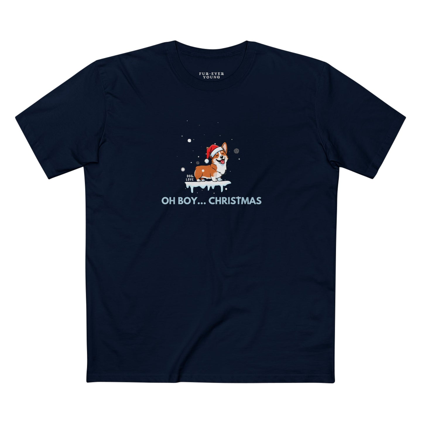 Oh Boy... Christmas - Unisex Cotton T-shirt