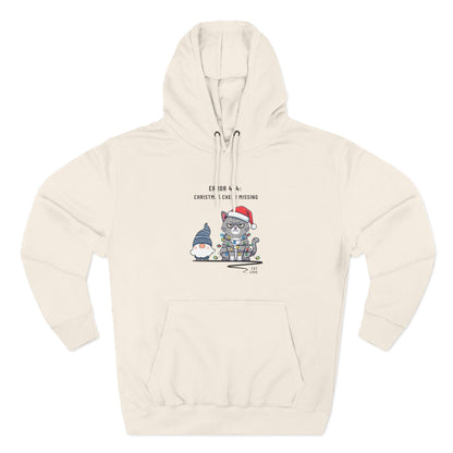 Error 404 – Gnome & Cat Edition - Unisex Hoodie