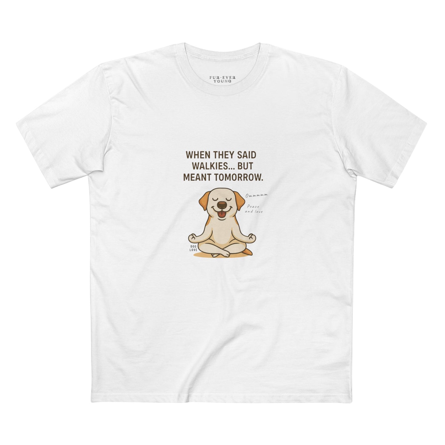 Ommm My Dog – Unisex Cotton T-shirt
