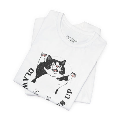 Claws Out Paws Up - Unisex Jersey T-shirt