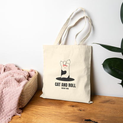 Cat and Roll Meow York Edition - Cotton Bag