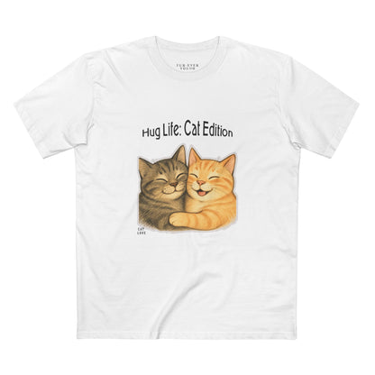 Hug Life: Cat Edition - Unisex Cotton T-shirt
