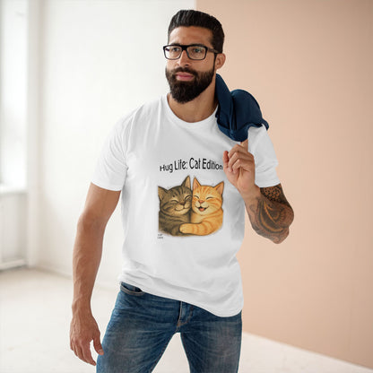 Hug Life: Cat Edition - Unisex Cotton T-shirt