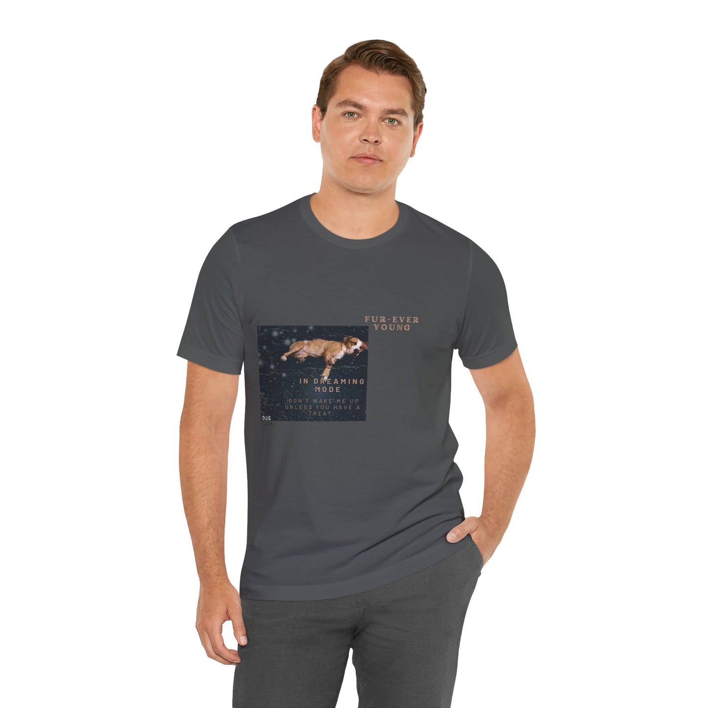 In Dreaming Mode Dog - Unisex Jersey T-shirt