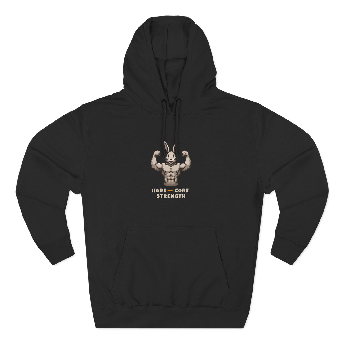 Hare-core Strength – Men’s Hoodie