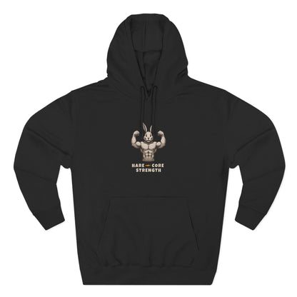 Hare-core Strength – Men’s Hoodie