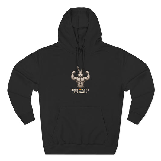 Hare-core Strength – Men’s Hoodie