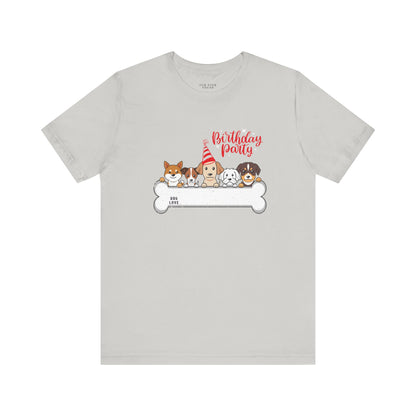 Dog Birthday Party - Unisex Jersey T-shirt