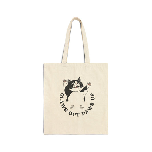 Claws Out Paws Up - Cotton Bag
