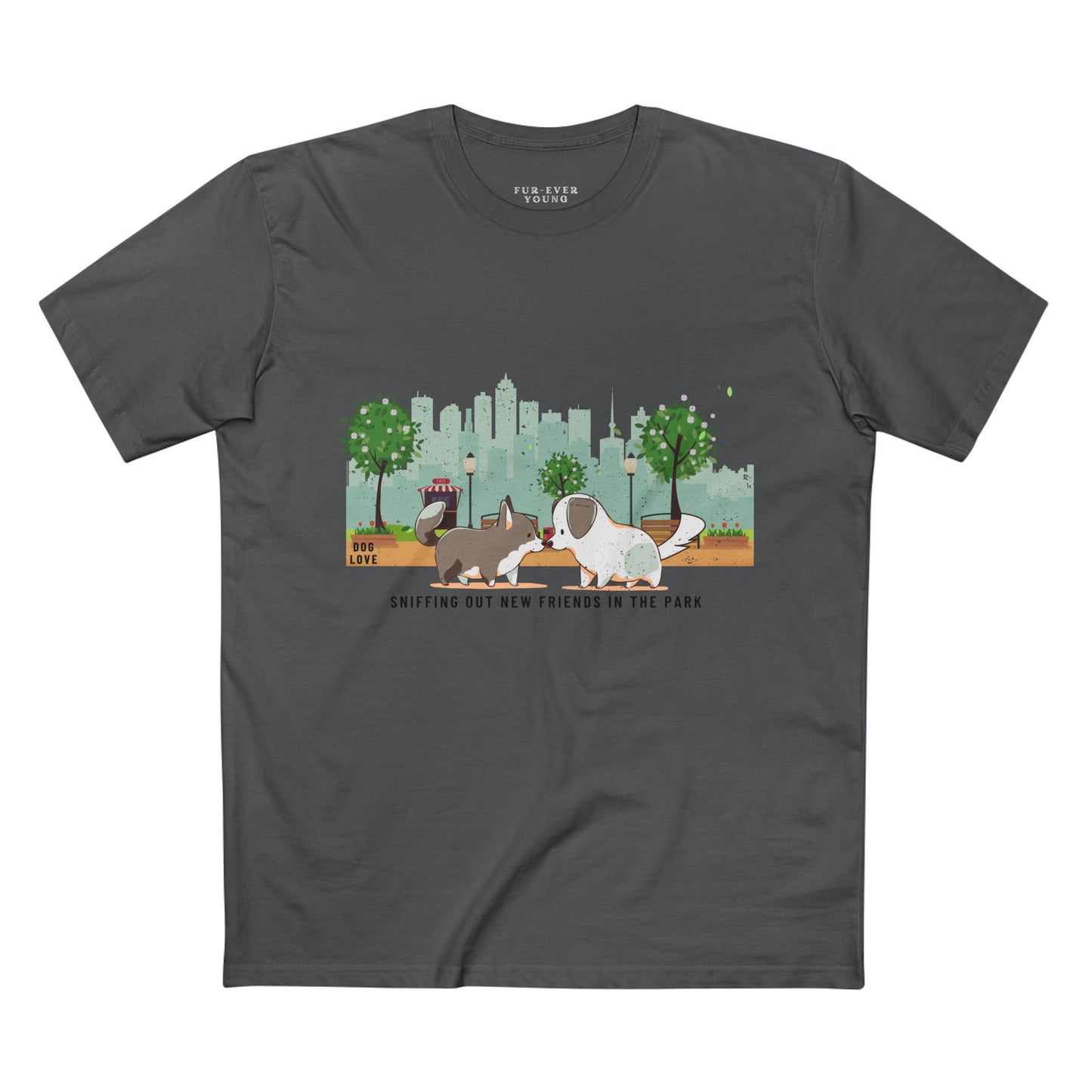 Sniffing Out New Friends - Unisex Cotton T-shirt