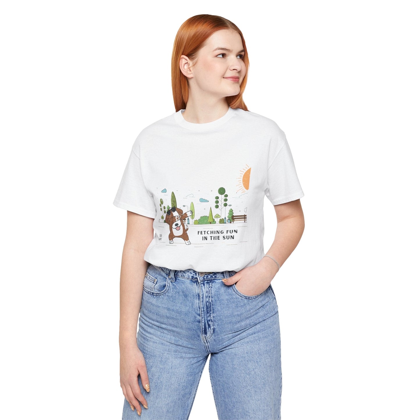 Fetching Fun - Unisex Jersey T-shirt