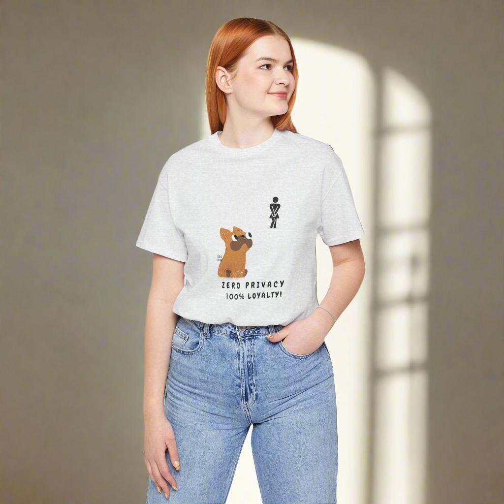 Zero Privacy, 100% Loyalty – Women’s Jersey T-Shirt