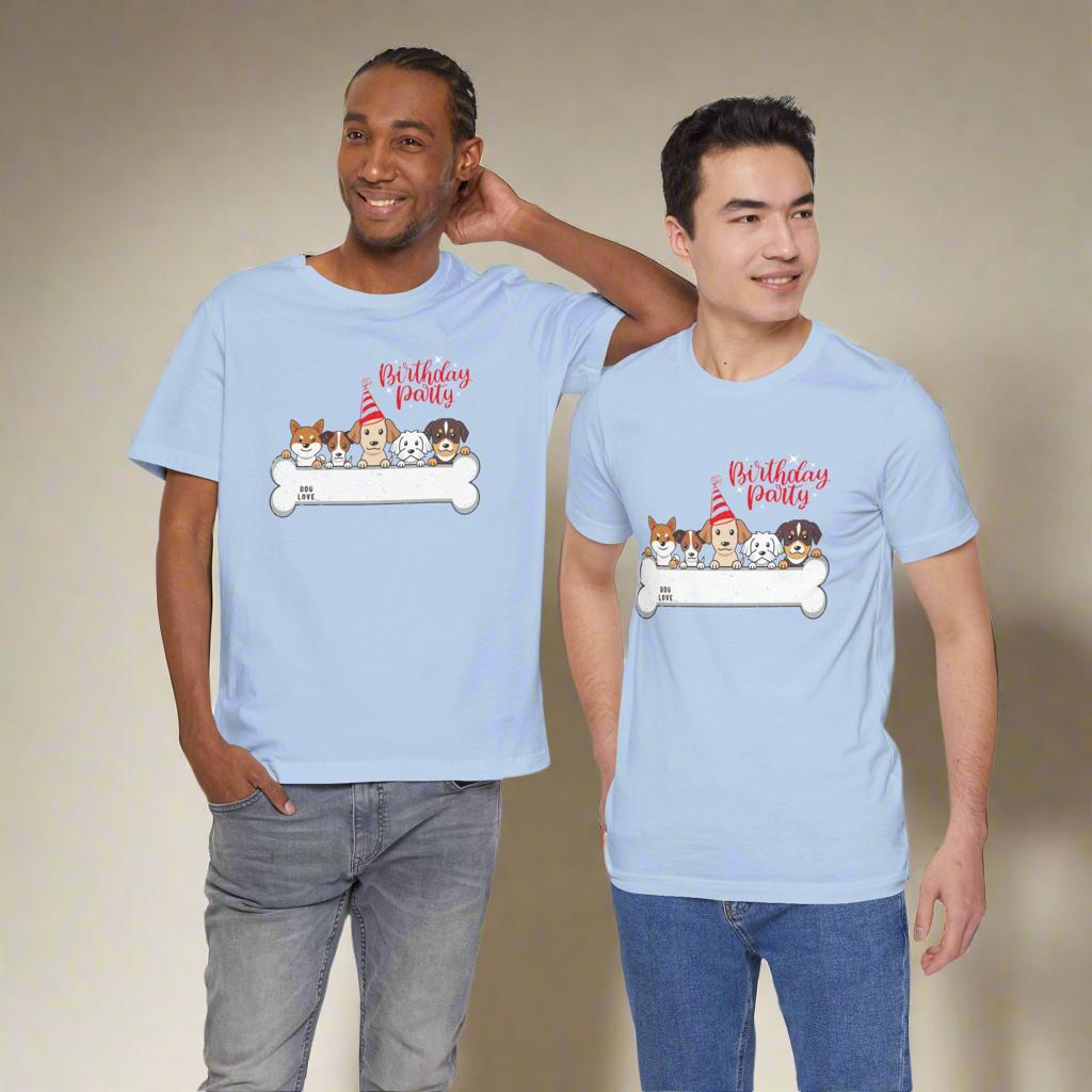 Dog Birthday Party - Unisex Jersey T-shirt