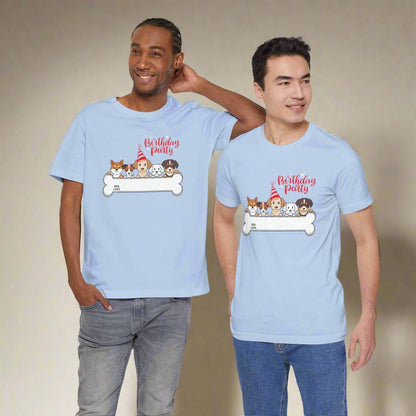 Dog Birthday Party - Unisex Jersey T-shirt